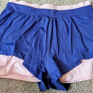 Blue and Pink Athletic Shorts By exPNTL Athletics